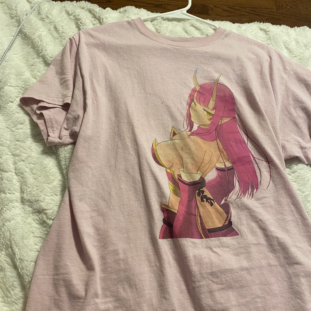 Explicit anime girl tshirt